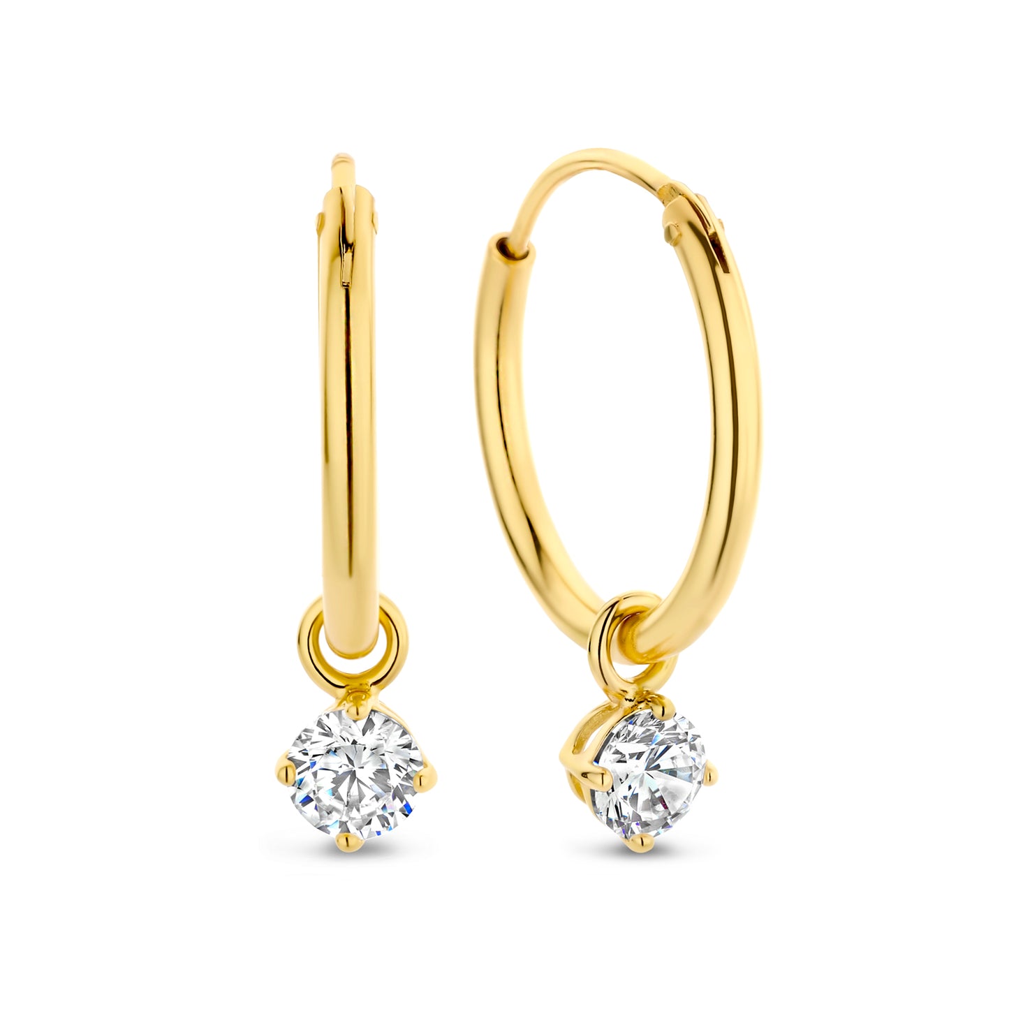 Creolen Ohrringe Élise Gold