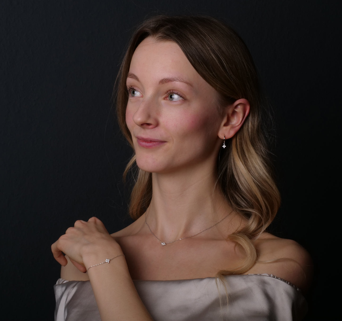 Ohrringe 'Claire' silber