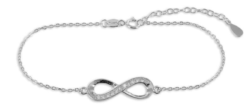 Infinity Armband 'Solène' Silber