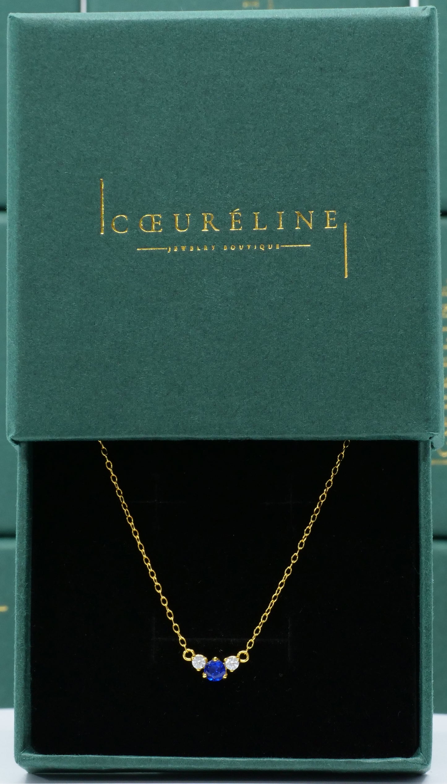 Halskette 'Blue Collar'