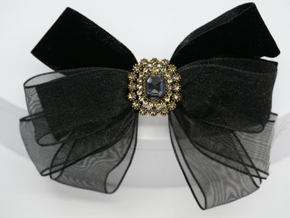 Haarschleife mit Strass-Steinen