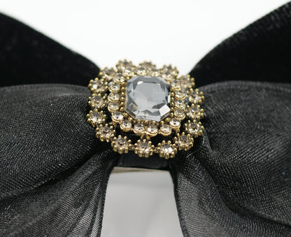 Haarschleife mit Strass-Steinen