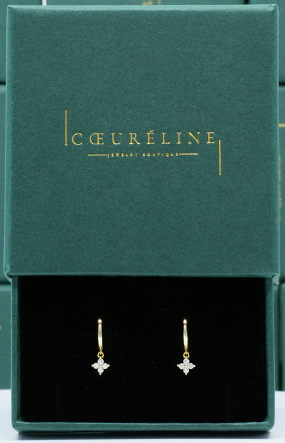 Boucles d'oreilles 'Claire'