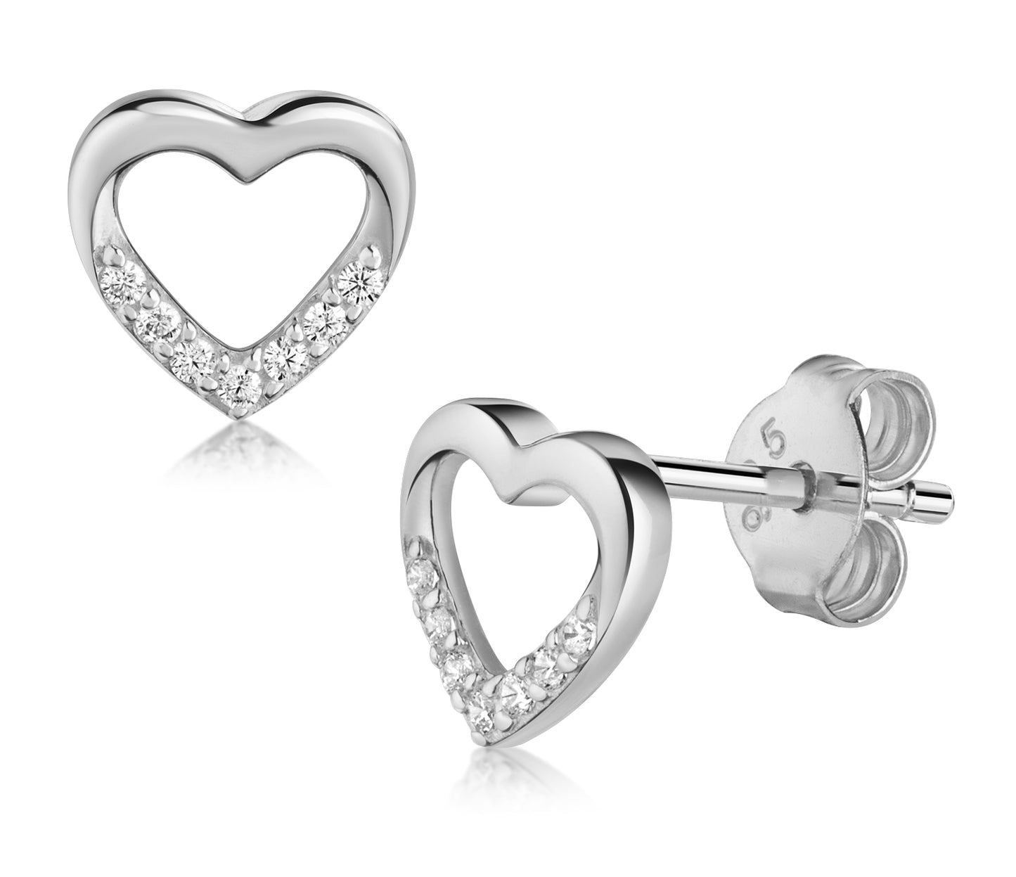 Ohrstecker 'Marie' Silber